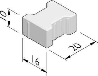 Basic pavé en H