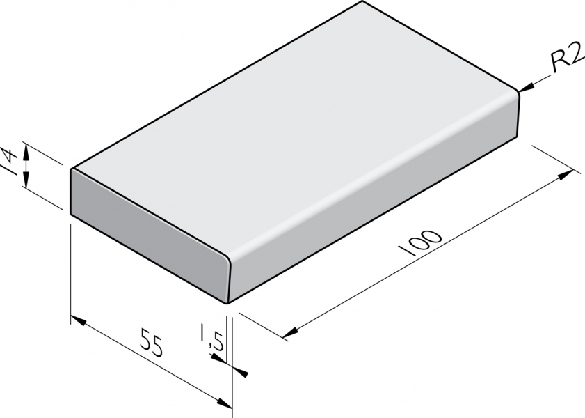 Repeteer traptreden 55x14