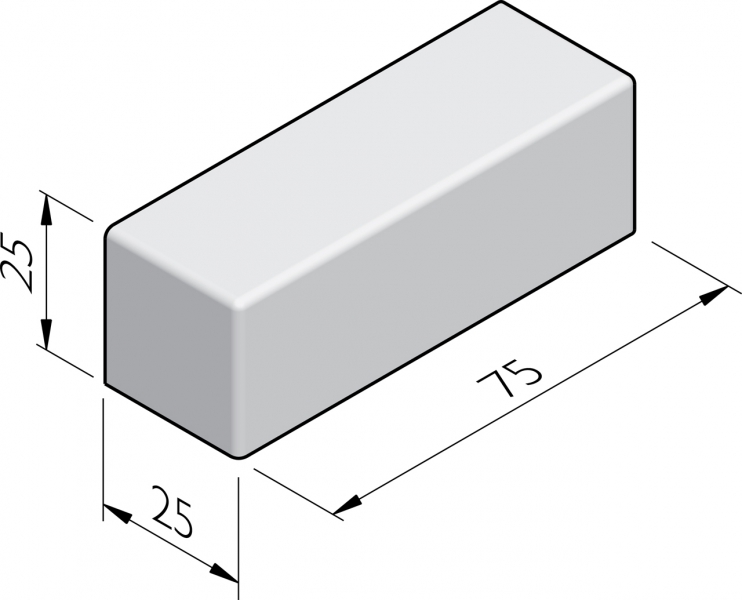 Repeteer hulpbloktreden 25x25