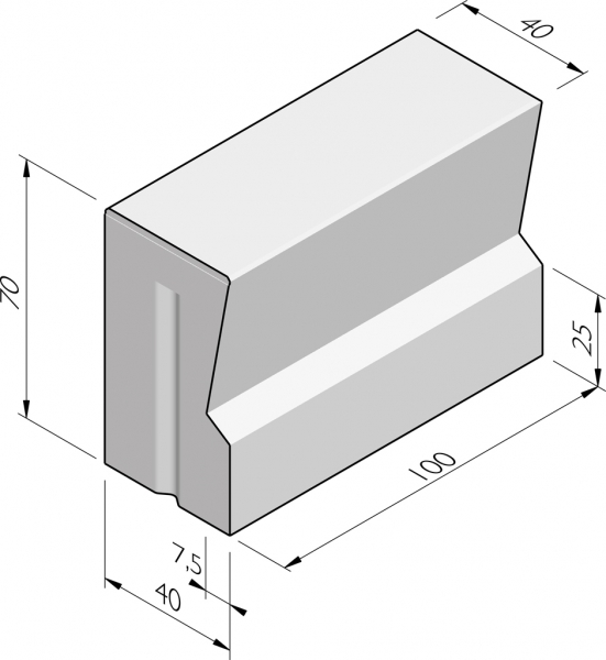 Grande bastion eindbanden 40/32x70