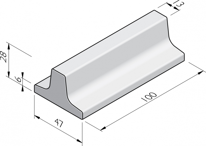 Bordures anti-parking 13/47x28