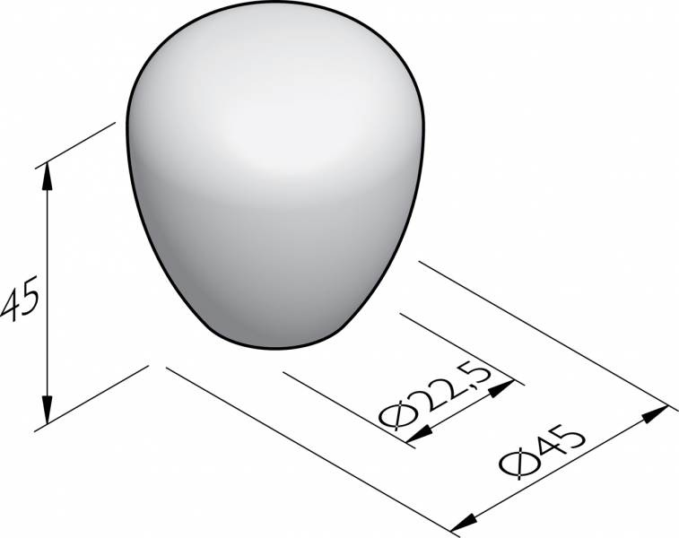 Sierbolder rond 45