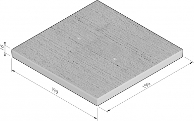 Dalle de plancher constructive avec chanfrein