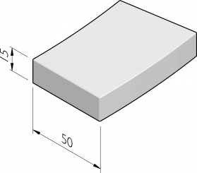 Repeteer bochttreden 50x15
